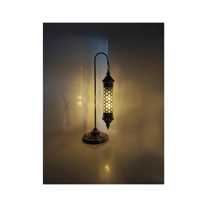 Azra Table Pendant Lamp - Mediterranean & Moroccan Style Turkish Glass Lighting - Image 2