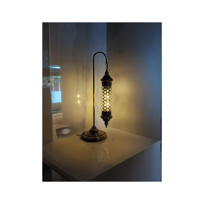 Azra Table Pendant Lamp - Mediterranean & Moroccan Style Turkish Glass Lighting - Image 3