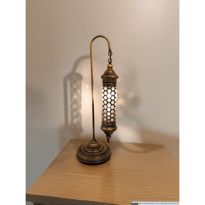 Azra Table Pendant Lamp - Mediterranean & Moroccan Style Turkish Glass Lighting - Image 11