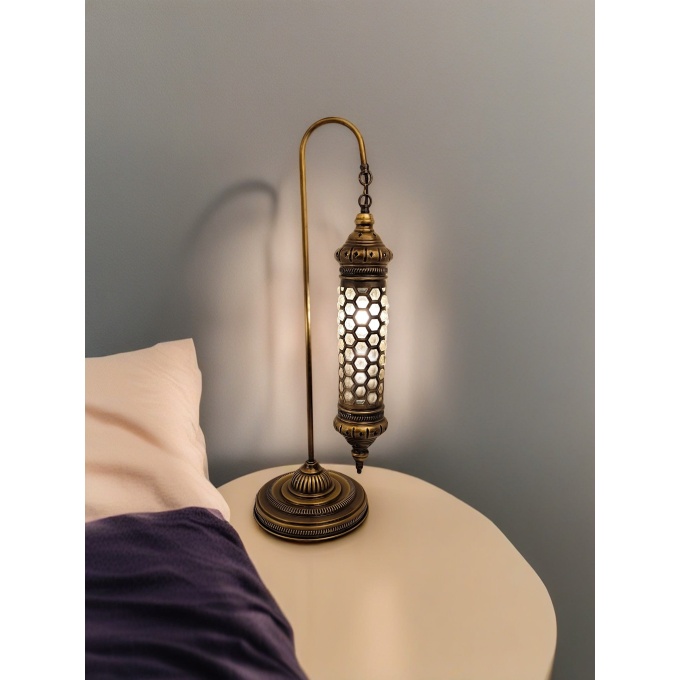 Azra Table Pendant Lamp - Mediterranean & Moroccan Style Turkish Glass Lighting - Image 9