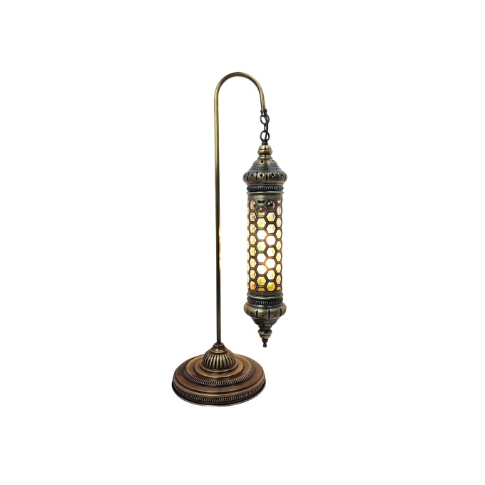 Azra Table Pendant Lamp - Mediterranean & Moroccan Style Turkish Glass Lighting - Image 7