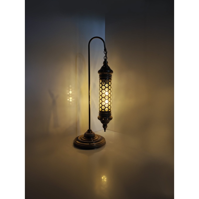 Azra Table Pendant Lamp - Mediterranean & Moroccan Style Turkish Glass Lighting - Image 6