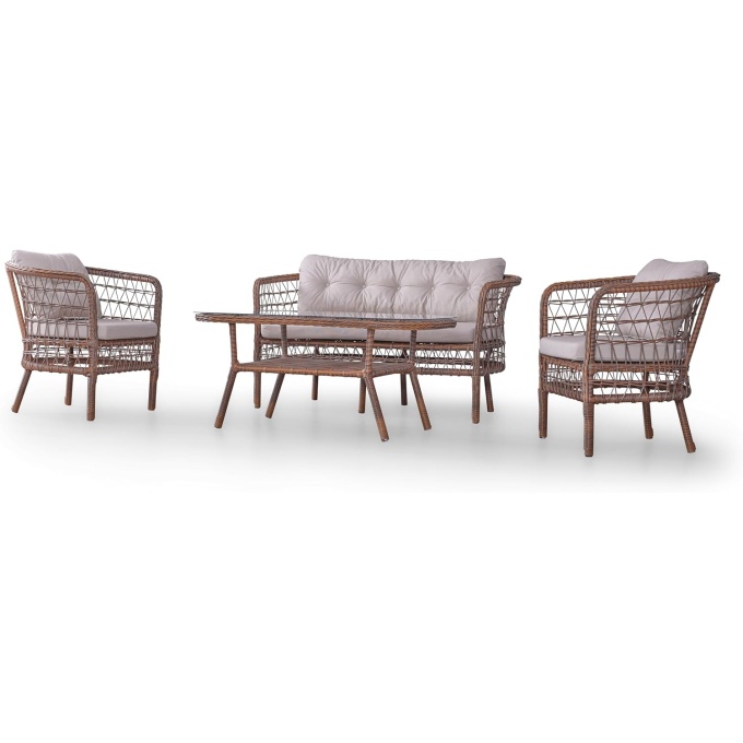 Tea Set - Patio Rattan Garden Set - Garden Outdoor Furniture Set - Image 23