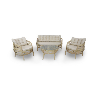 Complete Maestro Garden Rattan Furniture Set for garden and patio