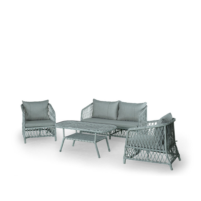 Complete Mira Garden Rattan Furniture Set for garden and patio