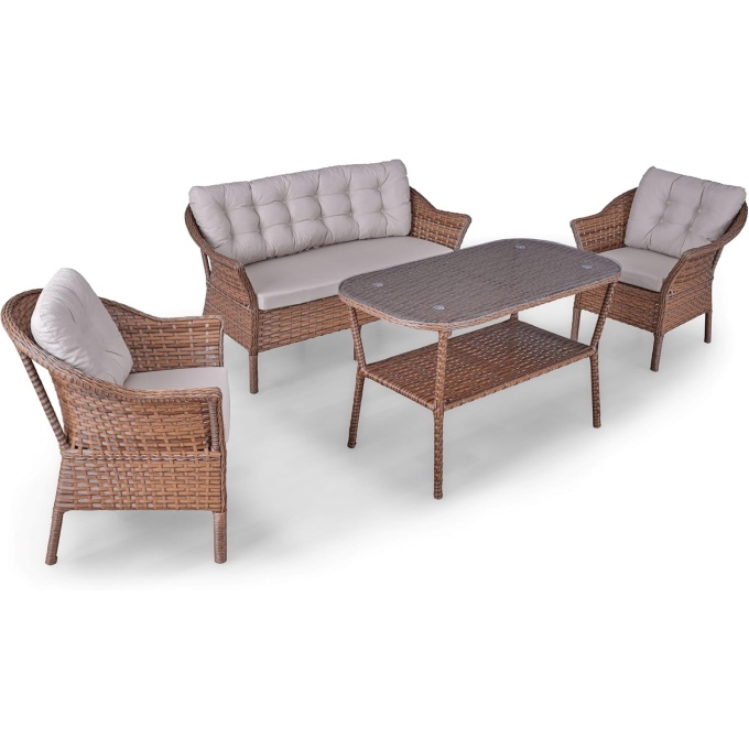 Dynamic Patio Rattan Garden Set – Garden Outdoor Furniture Set